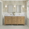 Lorelai 72" Double (Vanity Only Pricing) in Light Natural Oak